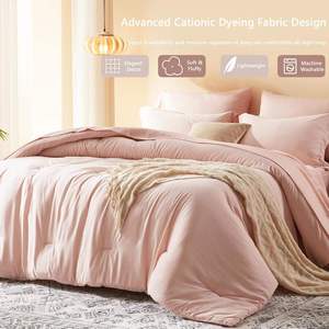 ชุดเครื่องนอนสีส้มขนาดใหญ่พิเศษ 7 in 1 เนื้อผ้านุ่มสบาย ปลอดภัย ใช้ได้ทุกฤดู สำหรับใช้ในบ้าน - Product Image 3