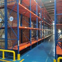 Système de rayonnage sélectif en acier robuste avec protection anticorrosion, étagères de stockage multi-niveaux