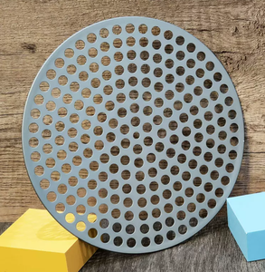 Heavy Duty Perforated Metal <b>Baking</b> <b>Tray</b> Even Heat Circulation <b>Round</b> Punched Plate For Pizza Bread Bakery Oven Cooking - Product Image 5
