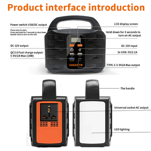 Station d'alimentation portable Lifepo4 150w, générateur solaire portable, station d'alimentation portable à batterie lithium - Product Image 1