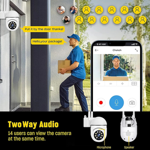Hot Best Model A7 WiFi 1080P HD Full Color <b>Security</b> 360 Indoor/Outdoor <b>Wireless</b> <b>Camera</b> with YSX App Support to 128GB MicroSD - Product Image 1
