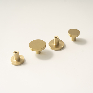 round Shape <b>Copper</b> Knob Pulls Home Furniture Decorative Brass Cabinet <b>Handle</b> for Dresser & Drawer for Kitchen & Bedroom - Product Image 3