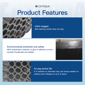 <span class=keywords><strong>Filtre</strong></span> à tambour durable pour <span class=keywords><strong>bassin</strong></span> à koïs, média de dégazage en maille 3D haute efficacité pour le traitement des eaux en aquaculture - Product Image 3