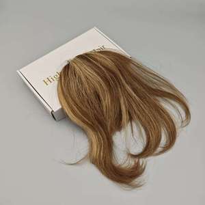 Frange a Clip 100% Capelli Umani Europei Remy, Estensioni di Frangia Dritta per Donne, Biondo - Product Image 5