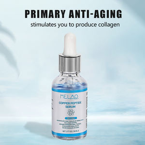 Özel etiket yüz cilt bakımı yüz Serum cilt çözümleri özellikleri kollajen peptid Anti Aging GHK-CU mavi bakır peptid Serum - Product Image 5