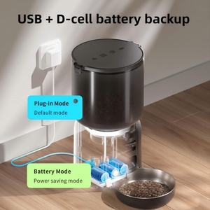 Elecpet 3'ü 1 Arada Akıllı Evcil Hayvan Besleyici, Lazer Takip Uygulaması Kontrolü, Yapay Zeka Destekli 4L Otomatik Kedi Mama Dağıtıcısı, 1080P 2 Kameralı - Product Image 3