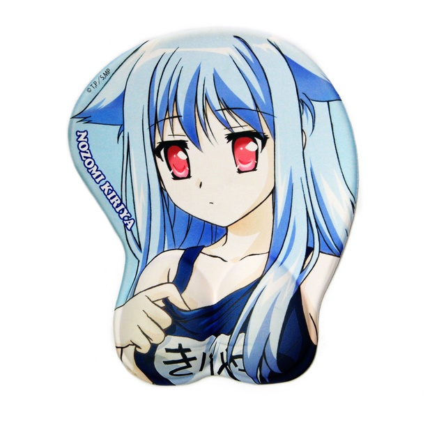 Custom Ergonomic Wrist Rest Mouse Pad Massage Design, Wrist Rest Pain Relief Mousepad Keyboard Mat with Gel Silicone