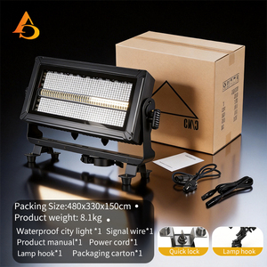 ไฟสโตรบควบคุม DMX512 สำหรับงานแสดงบนเวทีเชิงพาณิชย์ ให้เช่าสำหรับงานอีเว้นท์  ลดราคาพิเศษ IP65 48+12 เซกเมนต์ - Product Image 5