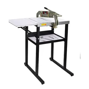 China Manual Straight Knife Fabric Zigzag Jagged Sawtooth Cutter Cutting Machine