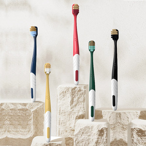 Cepillo de Dientes de Cerdas Suaves para Adultos, Cabezal Ancho, Juego de Cepillos de Dientes Manuales de Alta Calidad - Product Image 4