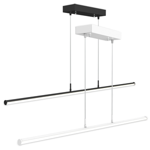 Lampadario Moderno a Sospensione Brandon a LED, Lampada Lineare a Soffitto per Isola Cucina, Struttura in Alluminio per Caffetterie e Negozi al Dettaglio - Product Image 5