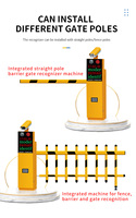Barrière automatique en acier inoxydable à prix compétitif avec servomoteur pour système de stationnement sur autoroute