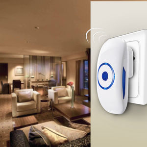 <span class=keywords><strong>Timbre</strong></span> inalámbrico de China <span class=keywords><strong>con</strong></span> tono electrónico fuerte 1 receptor funciona <span class=keywords><strong>con</strong></span> 1 <span class=keywords><strong>2</strong></span> 3 sensores Batería de botón pulsador y fuente de alimentación de enchufe - Product Image 5