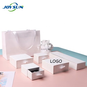 Boîte d'emballage de bijoux avec tiroir coulissant personnalisé, boîte cadeau en papier de luxe pour bagues, colliers, boucles d'oreilles - Product Image 5