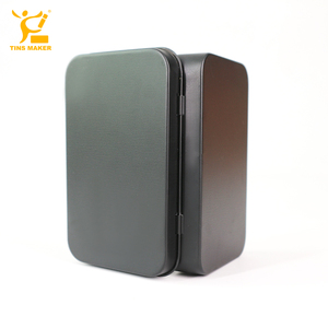 Embalaje resistente de acero inoxidable con bisagras para Mint Candy Containerpunkal Tin Box Rectanblack con tapa Custom Printed <span class=keywords><strong>Smen</strong></span> Women - Product Image 5