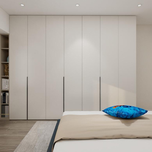 Venta al por mayor de armarios de madera para dormitorio, armarios, tipos de organizador, diseño de armario, muebles de dormitorio, puerta con tapa, <span class=keywords><strong>ropa</strong></span> - Product Image 1