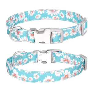 <span class=keywords><strong>Collar</strong></span> de perro de mascota ajustable de diseño impreso anti rotura seguro y duradero personalizado de diseño de lujo - Product Image 2