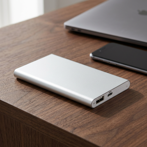 Power Bank Senza Marca Modello 124380-1 con Connettore Type C, 4000mAh, in Alluminio, Ecologico, Elegante, Disponibile in Diverse Capacità: 20k, 30k, 50k - Product Image 2