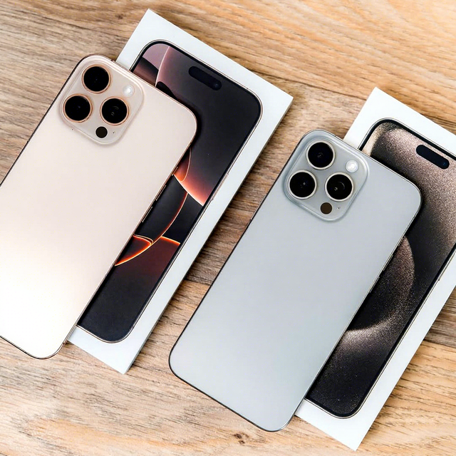 100% original second hand mobile i phone % unlocked for 16 pro 5g smartphone 256gb 512 1tb desert titanium