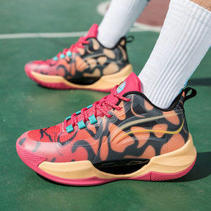 Wholesale RT New Arrival Summer Spring Winter Mesh Upper Rubber Sole Basketball Shoes Cotton Lining Model Men Women - Product Image 3