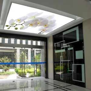 Zhejiang fabricant de haute qualité 5M tissu extensible de qualité supérieure bleu ciel UV <span class=keywords><strong>Film</strong></span> d'impression PVC français membrane de plafond extensible - Product Image 2