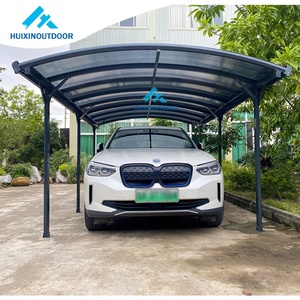 <span class=keywords><strong>Abri</strong></span> <span class=keywords><strong>de</strong></span> voiture en aluminium à toit arqué en polycarbonate, à bras fixe, pour parking et garage, vente en gros usine - Product Image 2