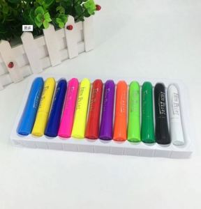 Crayons de cire en plastique non toxiques 36 couleurs arc-en-ciel, personnalisables, emballage sur mesure pour le dessin des enfants – Meilleur prix, vente chaude - Product Image 1
