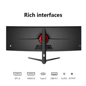 Écran ultra large <span class=keywords><strong>49</strong></span> pouces 4K 5K 75Hz 144Hz Moniteur LCD incurvé Moniteurs de jeu pour ordinateur PC - Product Image 6
