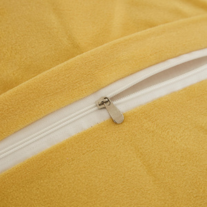 Pabrik langsung disesuaikan busa memori bantal persegi tenunan teknik mewah bantal berbulu lembut hangat bulu kelinci untuk rumah - Product Image 6