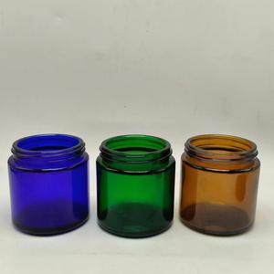 Pot à bougie en verre de 100g avec logo sérigraphié personnalisé - Couvercle en aluminium à bord roulé de grand diamètre Diffuseur d'arômes vide - Product Image 2