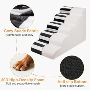 Escaleras para Mascotas al por Mayor, Escalones para Perros, Cama para Perros, Escalera para Subir al Sofá, Escalones de Espuma Antideslizantes para Sofá/Cama de Cuero, Rampa Antideslizante - Product Image 5
