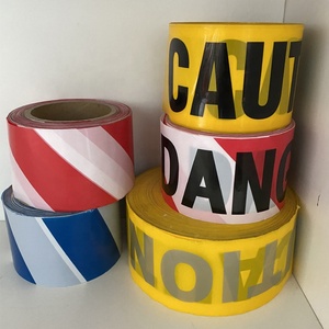 Shuang Wei bán buôn thận trọng cảnh báo băng không dính màu đỏ và trắng <span class=keywords><strong>CAUTION</strong></span> <span class=keywords><strong>Tape</strong></span> - Product Image 5