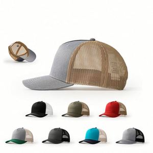 High Quality Baseball <b>Cap</b> Wholesale Custom 5 Panels Mesh Snapback Trucker Hats <b>Blank</b> - Product Image 2