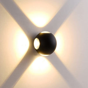 Lampes murales paysagères avec projecteur à lentille, éclairage vers le haut et vers le bas, faisceau de lumière coloré, lampe murale décorative pour couloir - Product Image 2