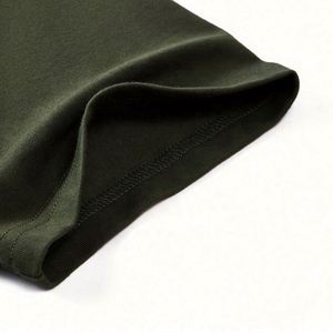 Custom Men Short Sleeve Embroidery <b>T</b> Shirt Printing High Quality 100% Cotton Loose Fit <b>T</b>-Shirt - Product Image 3