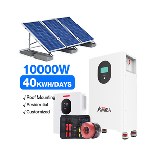 Système d'énergie solaire hybride photovoltaïque hors réseau 3Kw 5Kw 10Kw 15Kw 20Kw 30Kw Kit complet de système d'énergie solaire pour la maison - Product Image 1