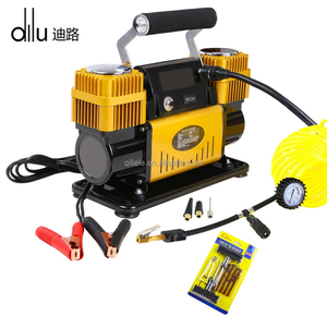 DC12V 2*60MM compressore resistente doppi cilindri DC12v compressore d'aria per <span class=keywords><strong>auto</strong></span> 4x4 deflatore per pneumatici 4wd <span class=keywords><strong>Kit</strong></span> di gonfiaggio portatile 300L/M - Product Image 1