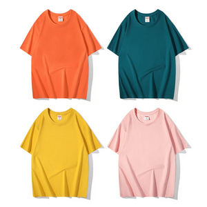 T-shirt respirant en coton 100% de haute qualité, 260 GSM, coupe ample, tricot uni, épaules tombantes - Product Image 5
