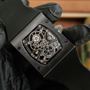 Montres pour hommes, montres mécaniques de luxe RM 017, matériau métallique, design de cadran spécial, style <span class=keywords><strong>ultra</strong></span> fin, <span class=keywords><strong>montre</strong></span> automatique pour hommes, nouveauté - Product Image 5