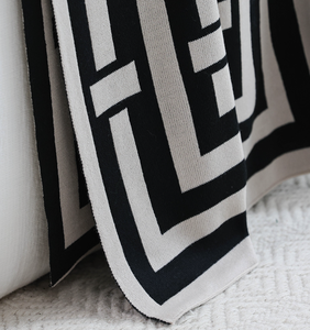 Couverture tricotée épaisse en acrylique Jacquard 100% vintage avec pompon Jeté de luxe super doux et chaud pour <span class=keywords><strong>canapé</strong></span>-lit - Product Image 6