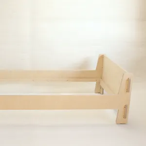 เตียงนอนไม้สำหรับเด็ก150ซม. ทำจากไม้ออกแบบได้ตามต้องการ