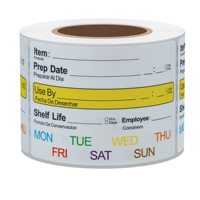 Etiqueta Personalizada Removible, Etiqueta Adhesiva para Congelador, Almacenamiento de Alimentos, Rotación, Papel Adhesivo, Rollo de Vinilo, Lámina, Letrero para Frascos, Oficina, Hogar