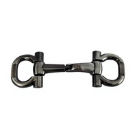 Boucles de chaussures en alliage de zinc brossé écologiques et durables en forme de fer à cheval avec couleur personnalisée pour décorations de chaussures pour hommes