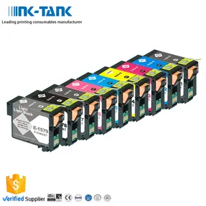 INK-TANK T1571 T1572 T1573 T1574 T1575 T1576 T1577 T1578 T1579 Premium Color Compatible Ink Cartridge for Epson R3000 Printers