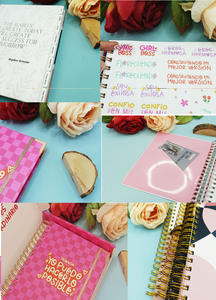 สมุดบันทึกเป้าหมายแบบสันห่วง วางแผนรายวัน ขนาด A4 พร้อมกระดาษ 96 แผ่น - Product Image 6