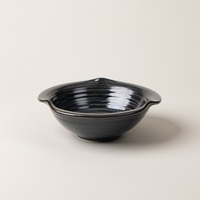 Bol de service en porcelaine émaillée colorée pour la restauration, vaisselle en céramique pour hôtel, autres fournitures hôtelières et de restauration