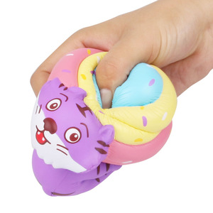 Pu Foam Tiger Ice Cream Fidget Toy Slow <b>Rebound</b> Stress Relief For Kids 5 7 Years Unisex - Product Image 5