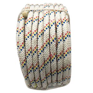 El fabricante suministra cuerda de escalada de poliéster blanca de 9 mm y 50 m, cuerda para escalada en roca y cuerda de extensión para exportación. - Product Image 3