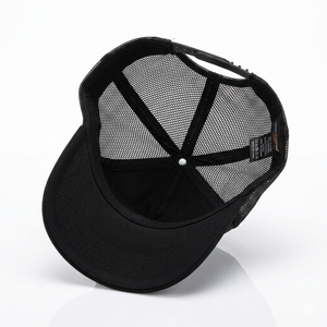 Casquette de baseball vintage personnalisable avec logo brodé, en tissu Oxford, 5 panneaux, maille respirante pour l'été - Product Image 4
