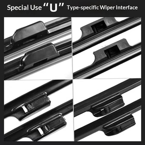 Spazzole <span class=keywords><strong>tergicristallo</strong></span> originali <span class=keywords><strong>Qashqai</strong></span> in gomma a tre sezioni, modello 2017-16, compatibili con OLIVER 17 - Product Image 5